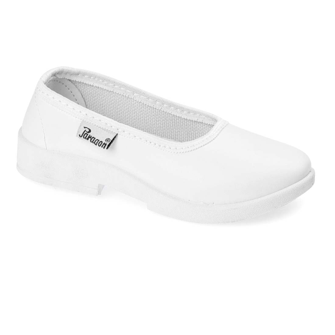 White fashion school shoes