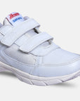 Paragon FBK0774K Kids Boys Girls School Shoes Comfortable Cushioned Soles | Durable | Daily & Occasion wear White