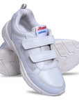 Paragon FBK0774K Kids Boys Girls School Shoes Comfortable Cushioned Soles | Durable | Daily & Occasion wear White