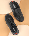 Paragon Max K1013G Men Casual Shoes | Stylish Walking Outdoor Shoes for Everyday Wear | Smart & Trendy Design | Comfortable Cushioned Soles Black