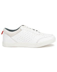 Paragon Max K1013G Men Casual Shoes | Stylish Walking Outdoor Shoes for Everyday Wear | Smart & Trendy Design | Comfortable Cushioned Soles White