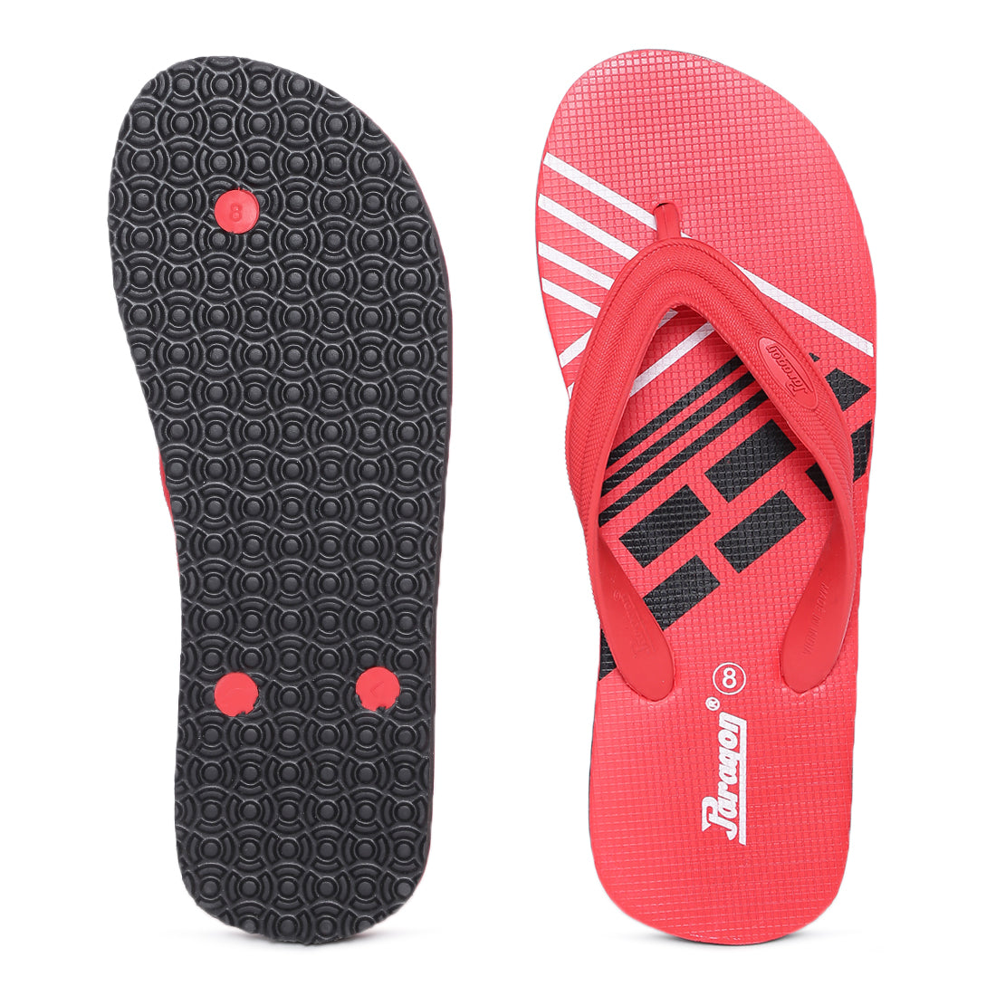 Paragon  HWK3701G Men Stylish Lightweight Flipflops | Casual & Comfortable Daily-wear Slippers for Indoor & Outdoor | For Everyday Use