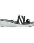 Women's Black Mascara Sandals -(PU5208L_BLK)