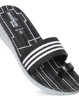 Women's Black Mascara Sandals -(PU5208L_BLK)