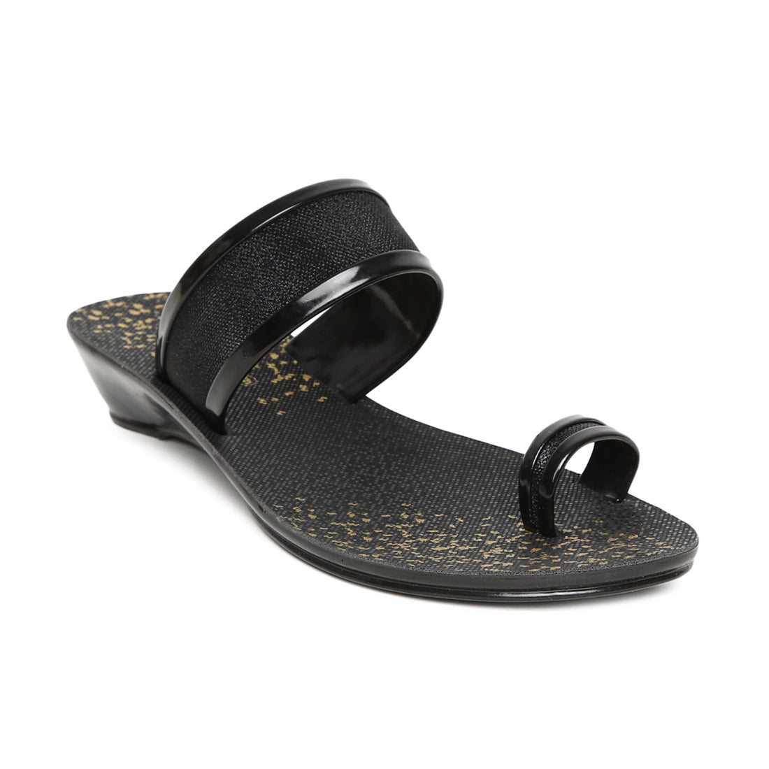 Women's Black PVC Mascara Sandals – Paragon Footwear
