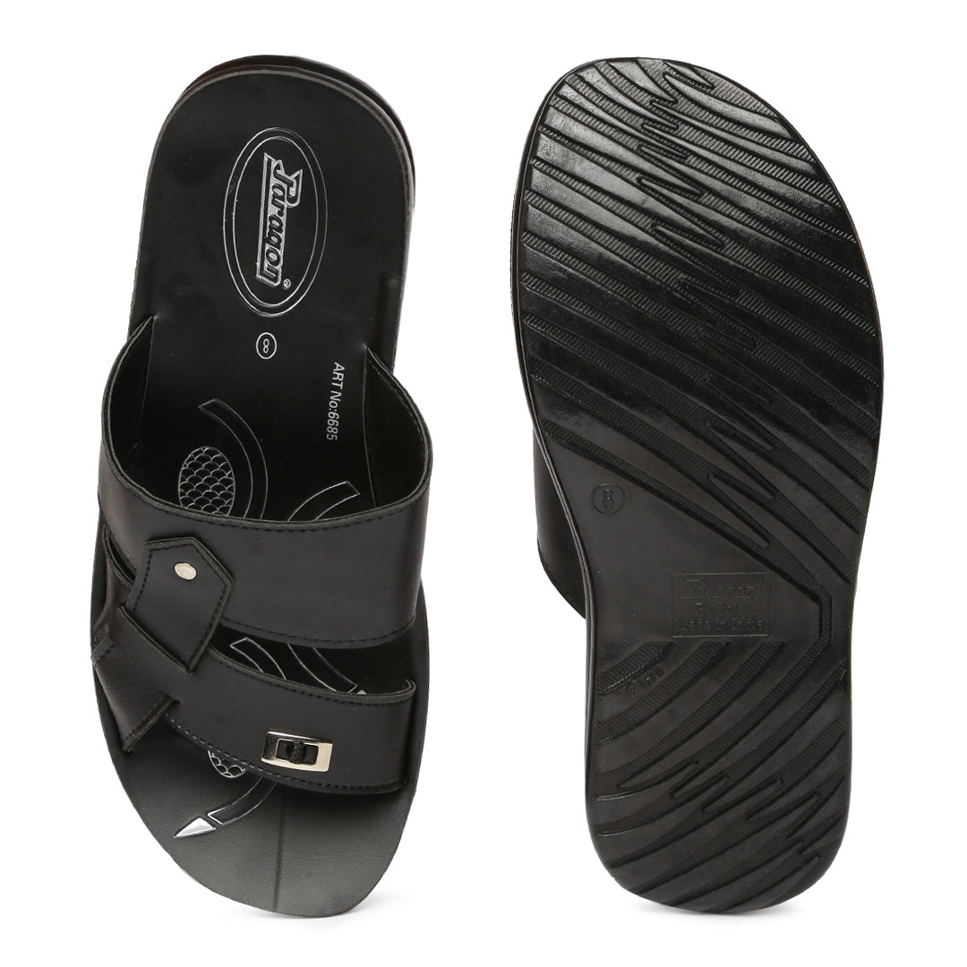 Paragon PU6685G Men Stylish Lightweight Flipflops | Comfortable with Anti skid soles | Casual &amp; Trendy Slippers | Indoor &amp; Outdoor