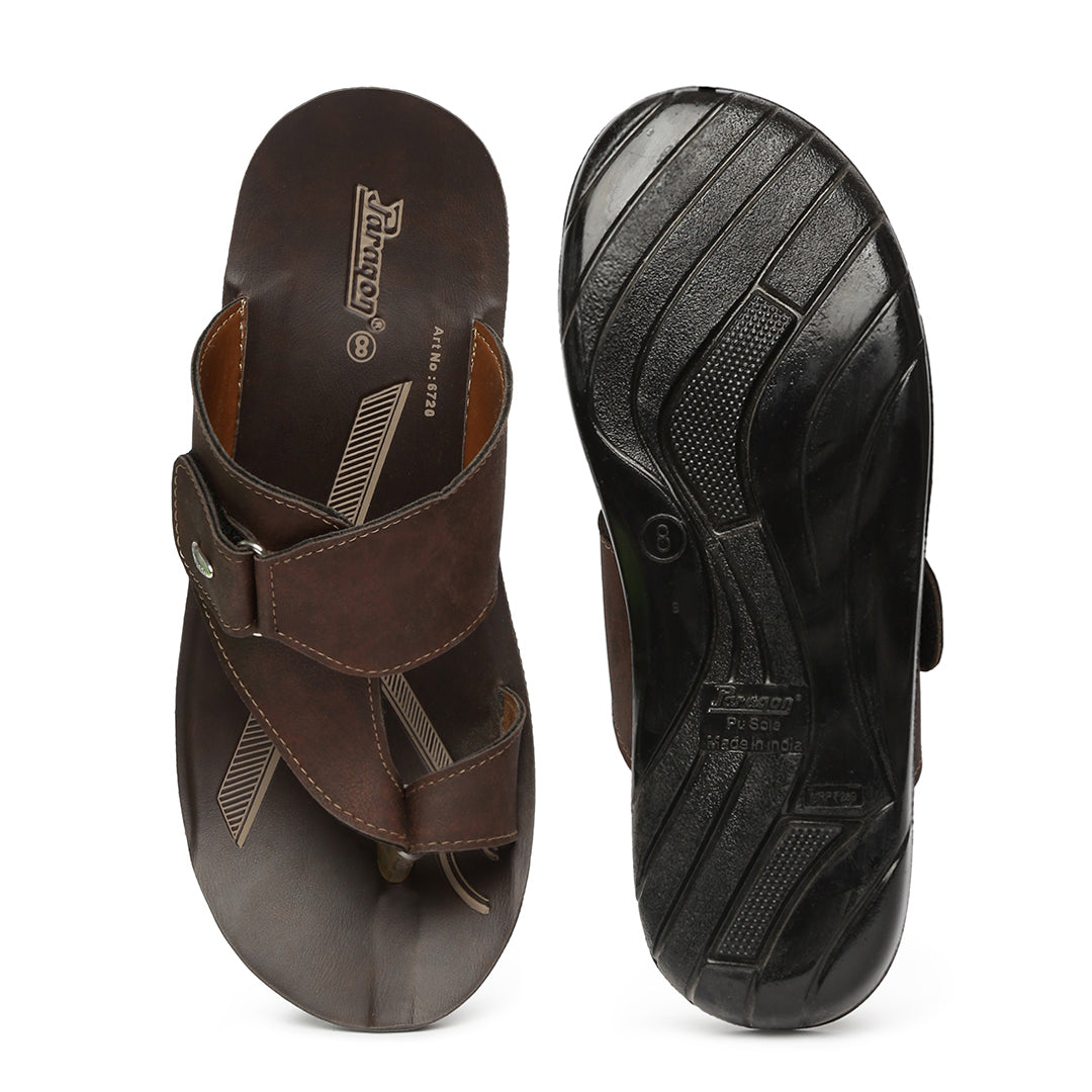 Paragon PU6720G Men Stylish Lightweight Flipflops | Comfortable with Anti skid soles | Casual &amp; Trendy Slippers | Indoor &amp; Outdoor