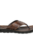 Men's Brown Vertex Flip-Flops