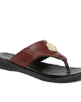 Women's Maroon Solea Flip-Flops