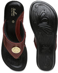 Women's Maroon Solea Flip-Flops