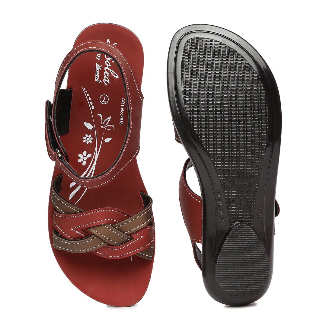 Women&#39;s Brown Solea Sandals