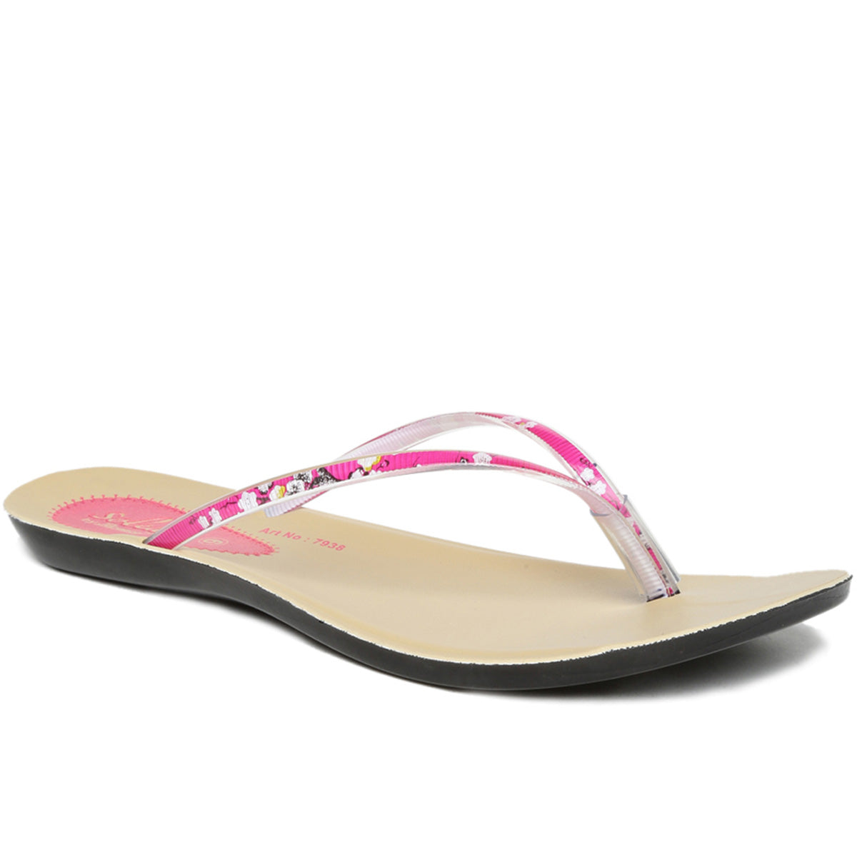 Women's Pink Solea Flip-Flops - Main Image