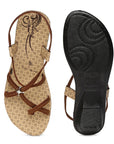 Women's Brown Solea Sandals