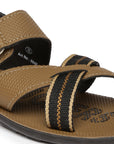 Men's Beige Slickers Sandals