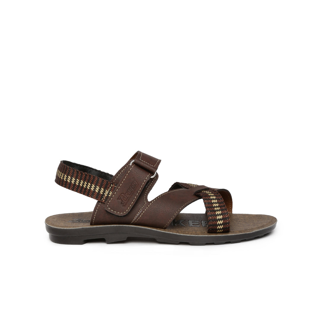 Men's Brown Slickers Sandals Paragon Footwear
