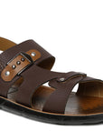 Men's Brown Slickers Sandals