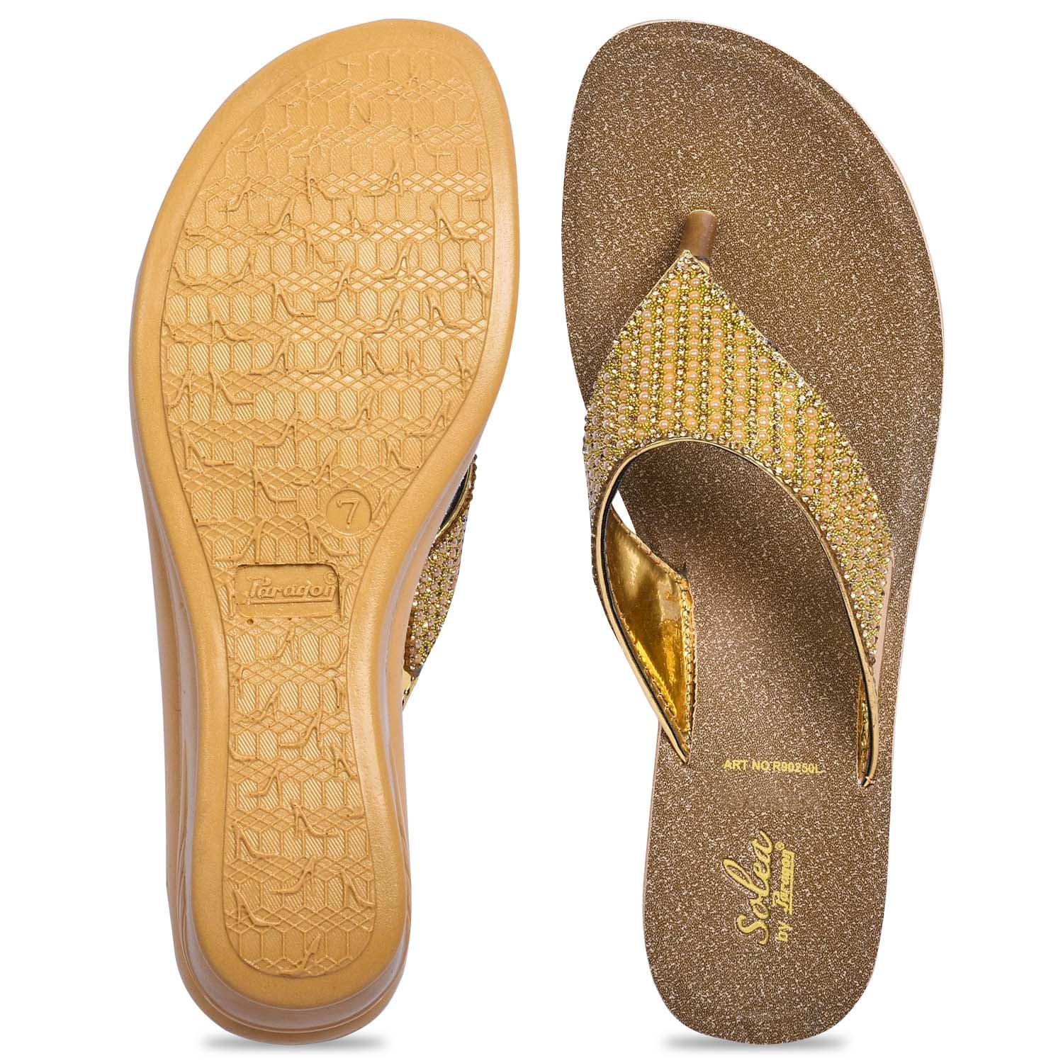 Paragon R90250L Women Sandals | Casual &amp; Formal Sandals | Stylish, Comfortable &amp; Durable | For Daily &amp; Occasion Wear