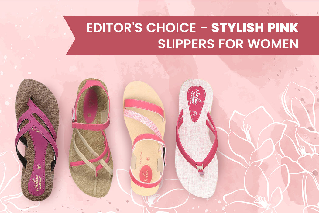 Editor's Choice - Stylish Pink Slippers for Women