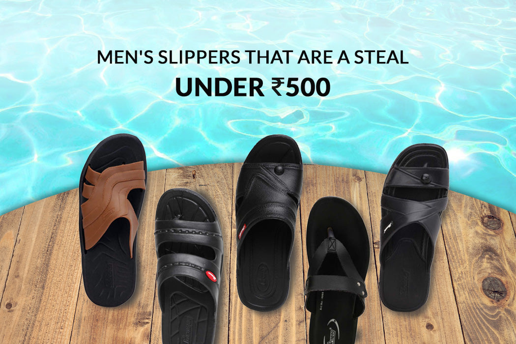 Men's slippers that are a steal under 500