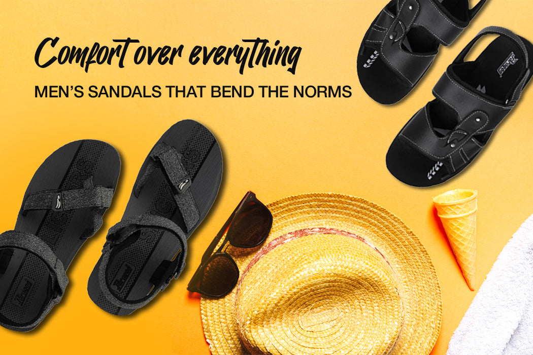 Comfort over everything - men’s sandals that bend the norms