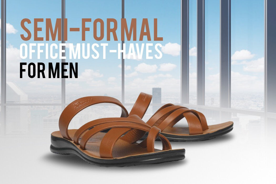 Make Fridays Fun with Semi-formal Office Sandals for Men