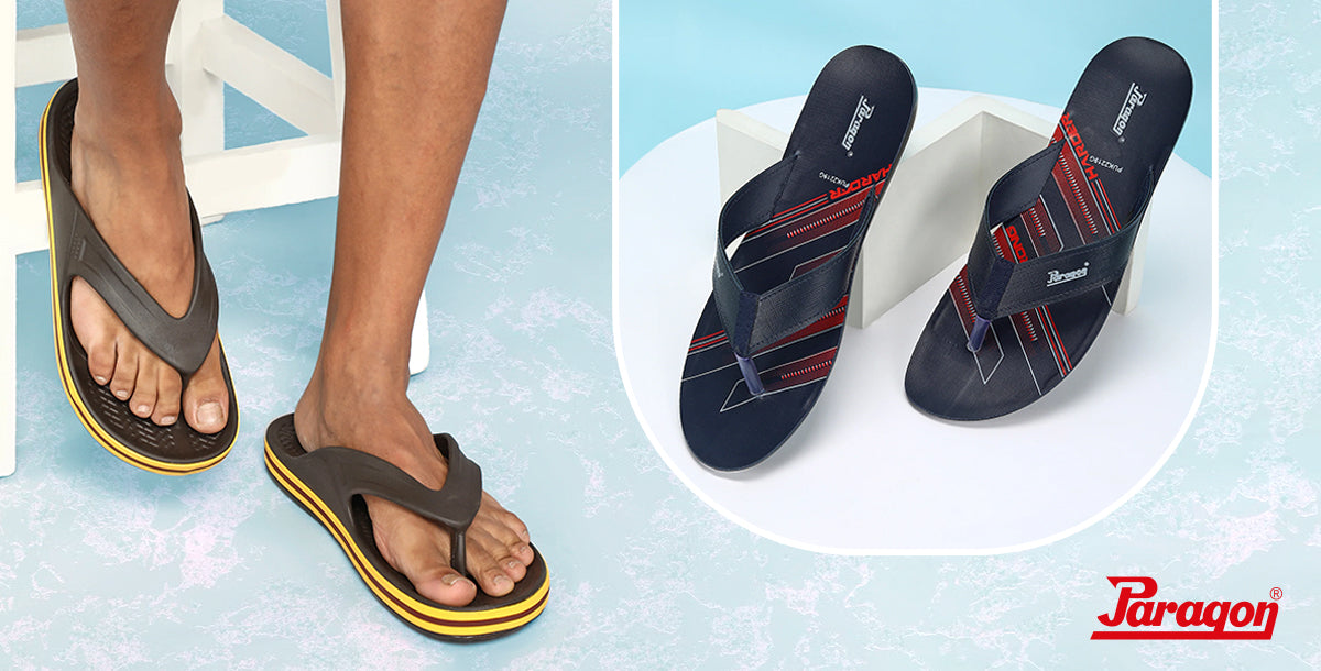 Everyday Relaxation With Paragon. Explore Best Men's Daily Use Slippers