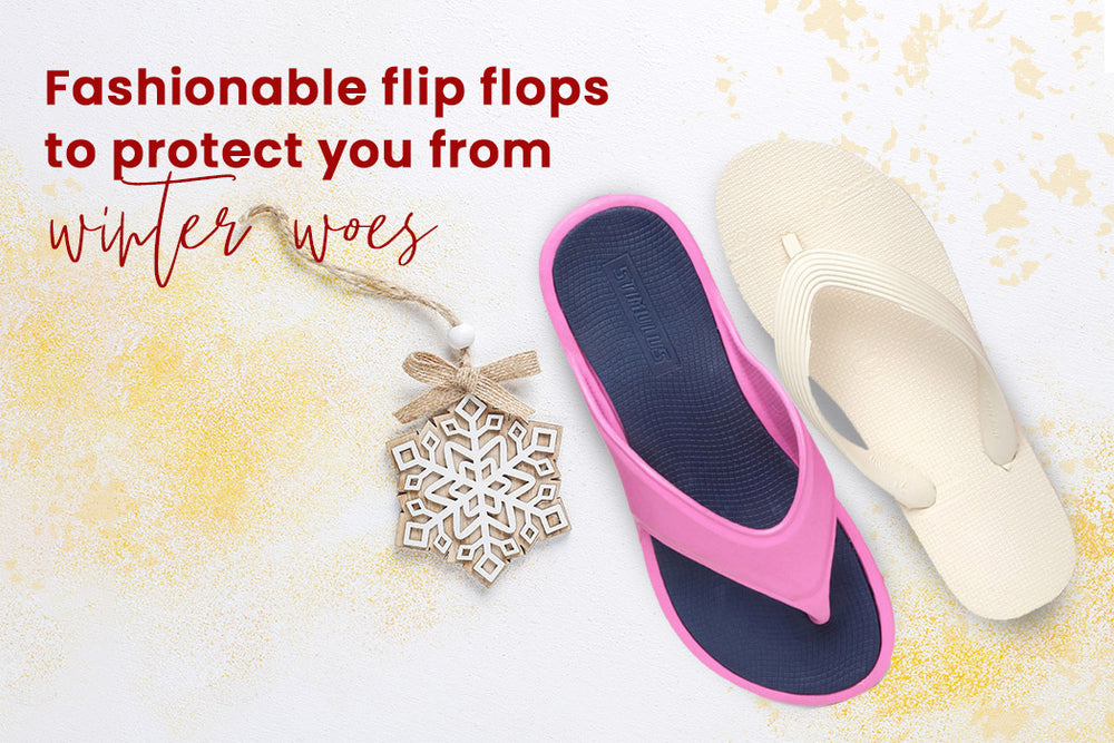 Fashionable Flip Flops To Protect You From Winter Woes
