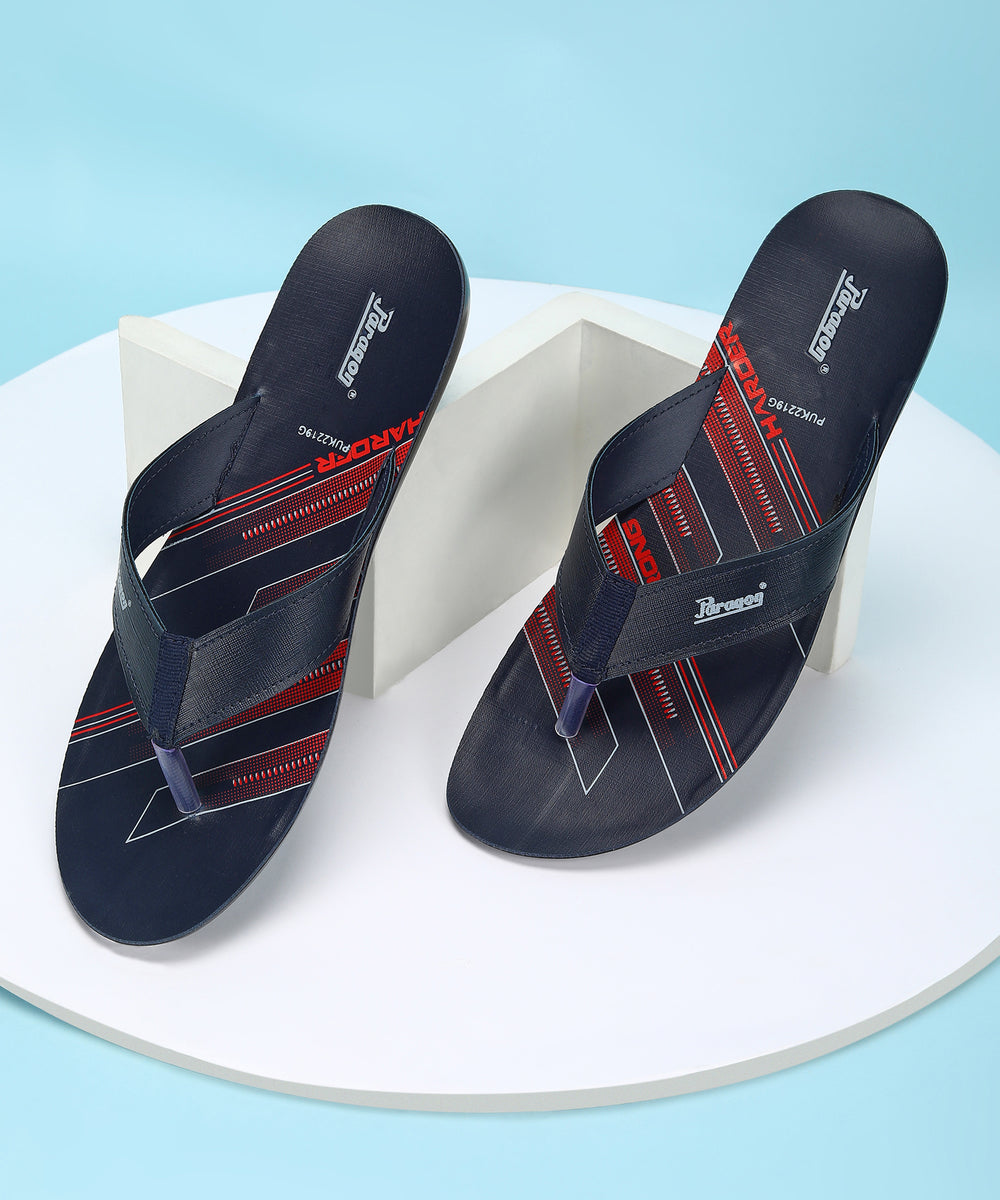 Paragon  PUK2219G Men Stylish Lightweight Flipflops | Casual &amp; Comfortable Daily-wear Slippers for Indoor &amp; Outdoor | For Everyday Use