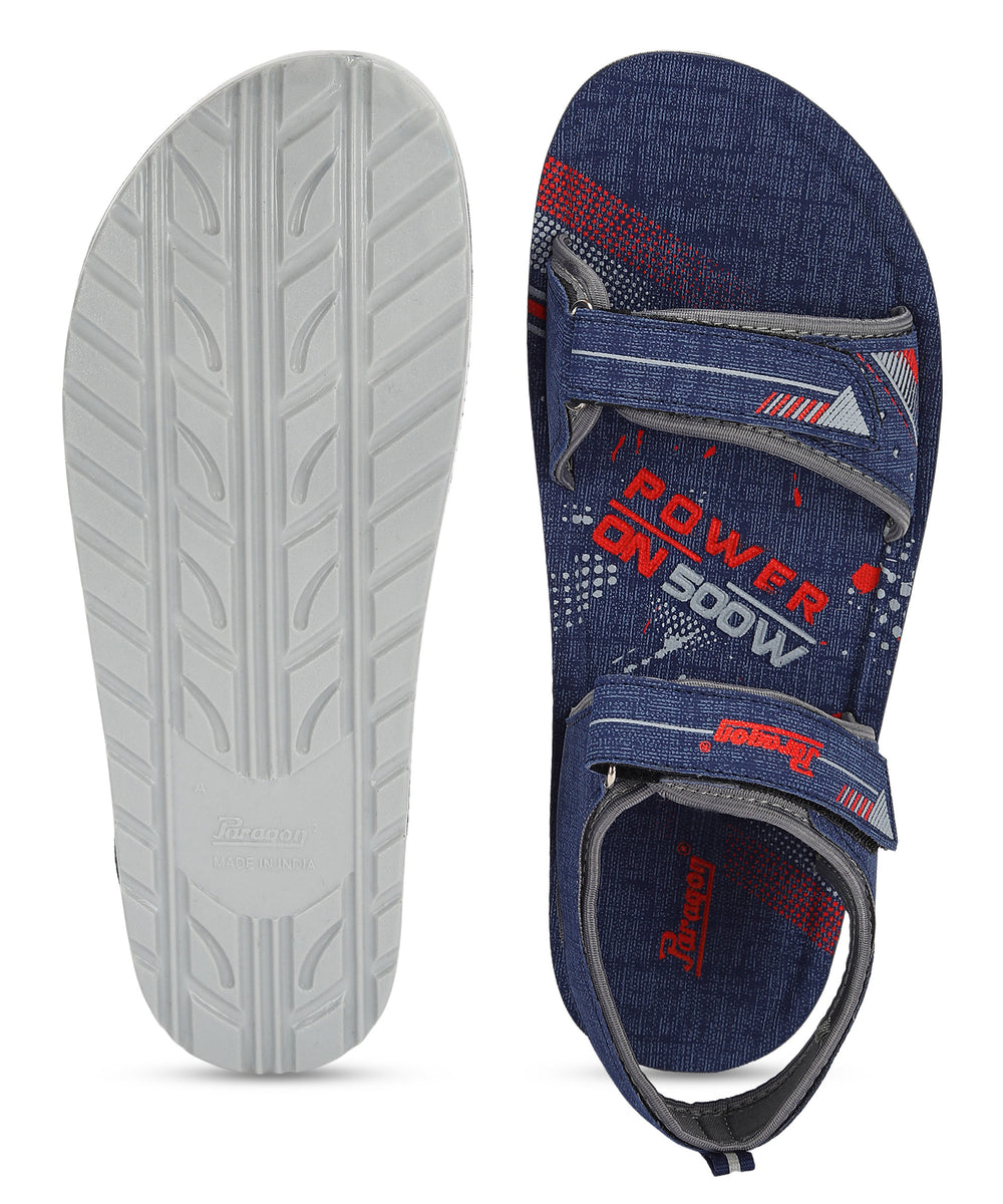 Paragon PUK2214G Men Stylish Sandals | Comfortable Sandals for Daily Outdoor Use | Casual Formal Sandals with Cushioned Soles