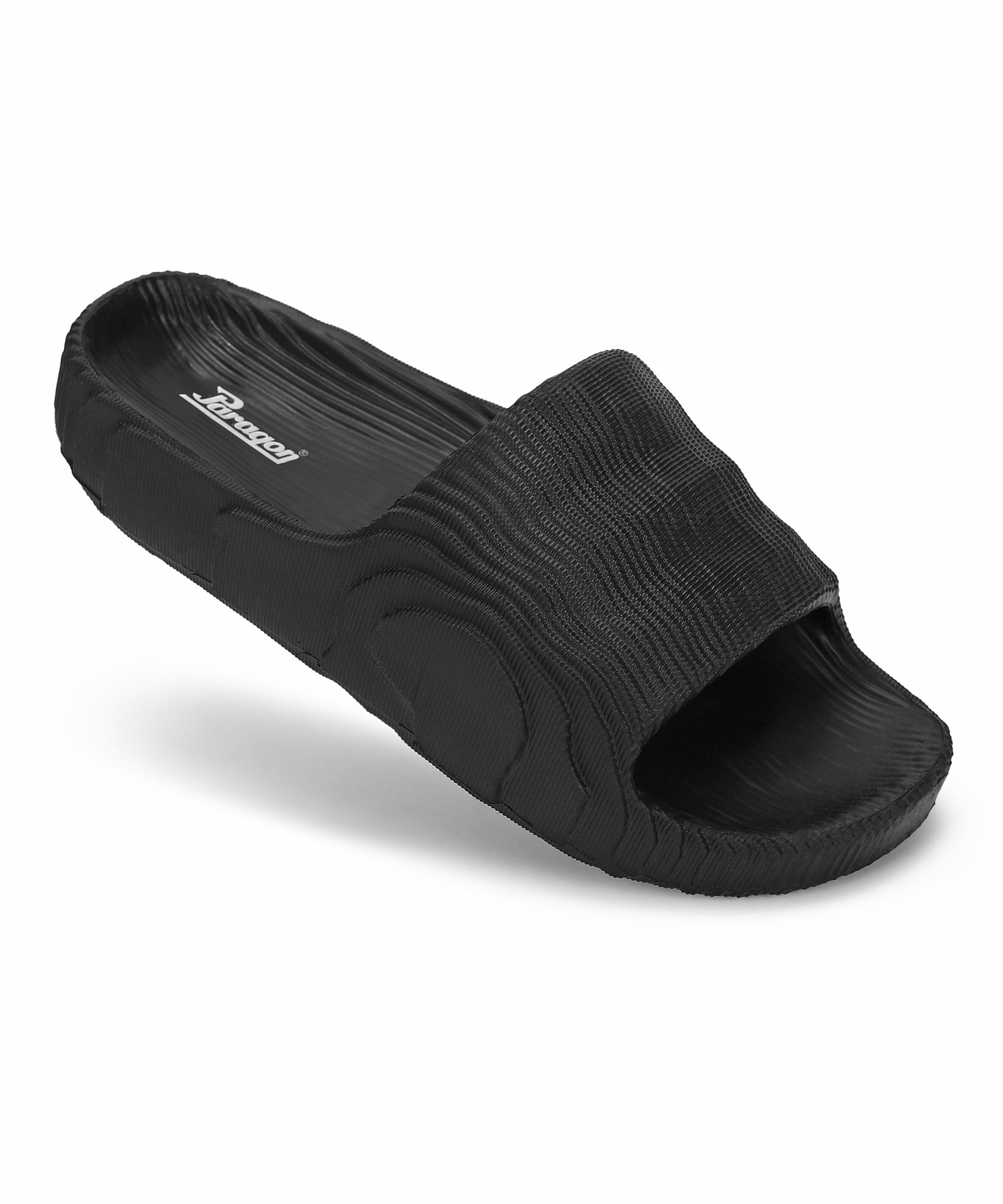 Paragon  K10913G Men Casual Sliders | Stylish Trendy Lightweight Slides | Casual &amp; Comfortable Slippers | For Everyday Use