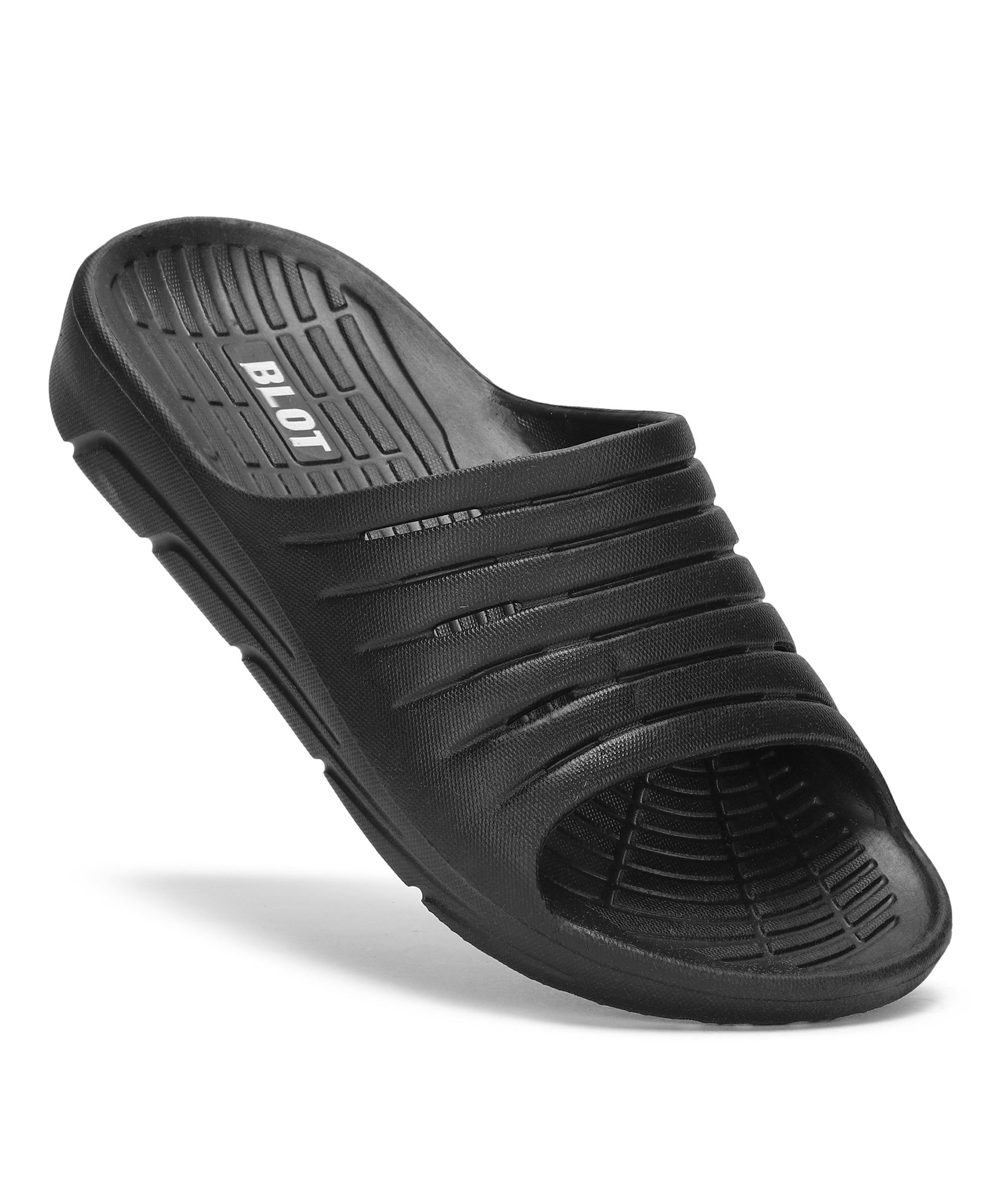 Paragon Blot K10910G Men Casual Sliders | Stylish Trendy Lightweight Slides | Casual &amp; Comfortable Slippers | For Everyday Use