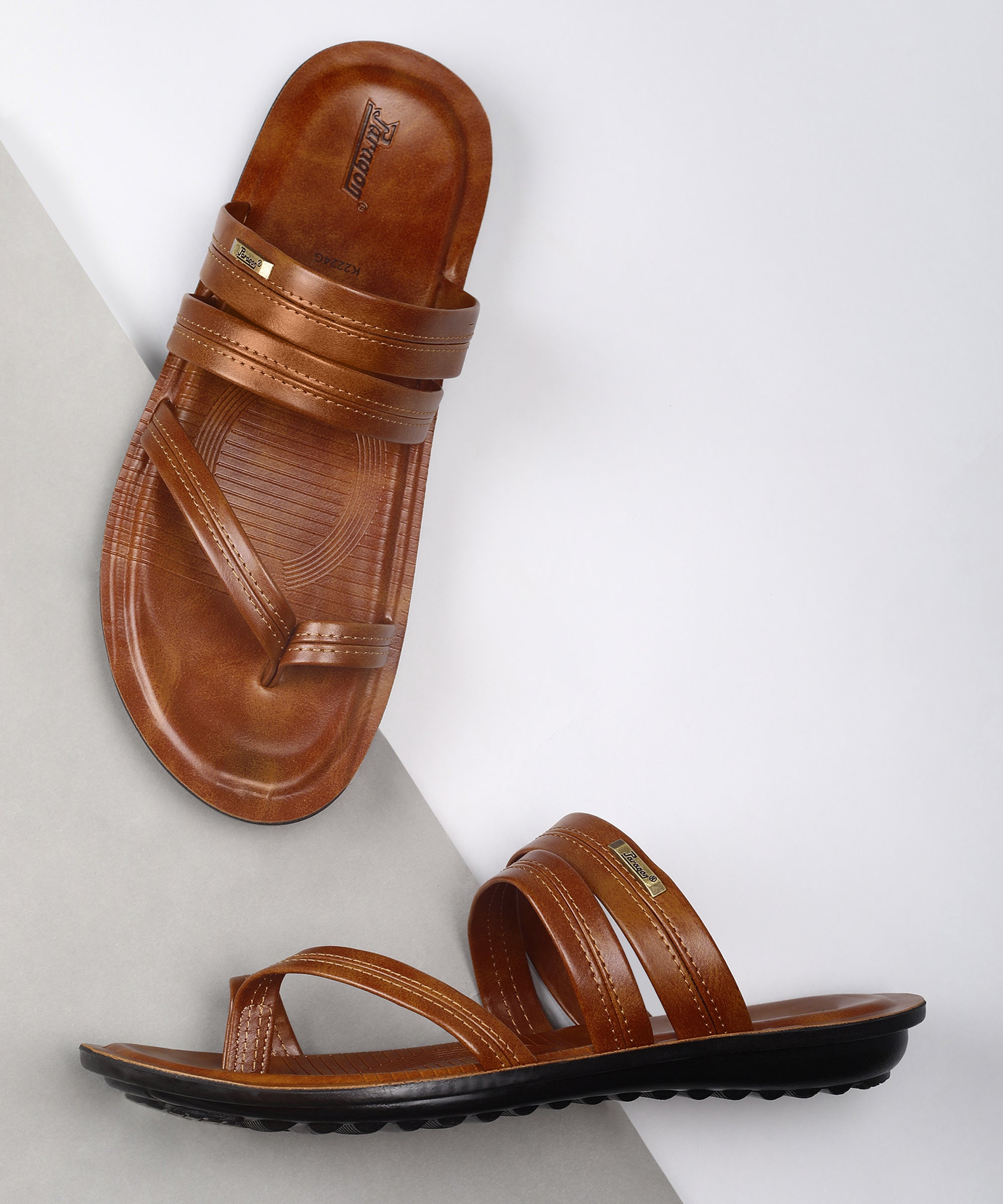 Sandal Paragon Chappal Paragon PUK2224G Men Stylish Sandals