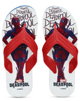 Marvel Deadpool HWM2606G Men's Casual Red Slippers | Comfortable Slippers for Everyday Use with Durable Anti-Skid Sole, Cushioned Footbed & Sturdy Build