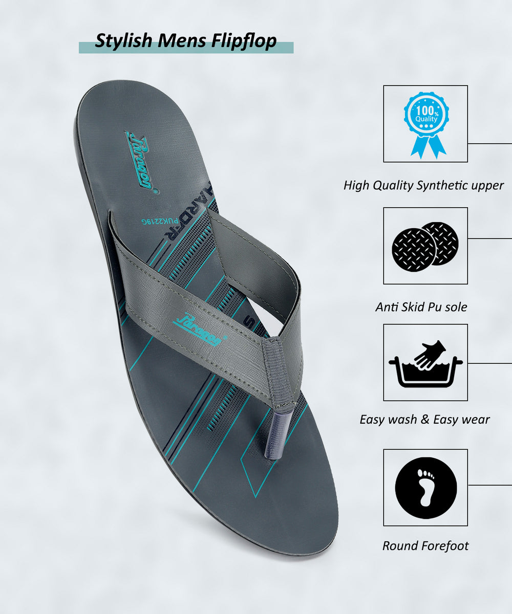 Paragon  PUK2219G Men Stylish Lightweight Flipflops | Casual &amp; Comfortable Daily-wear Slippers for Indoor &amp; Outdoor | For Everyday Use