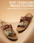 Paragon Women's Sandals | Stylish Slip On Flat Sandals with Cushioned Soles | Comfortable Everyday Sandals for Outdoor Use