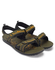 Paragon PUK2217G Men Stylish Velcro Sandals | Comfortable Sporty Sandals for Daily Outdoor Use | Casual Athletic Sandals with Cushioned Soles