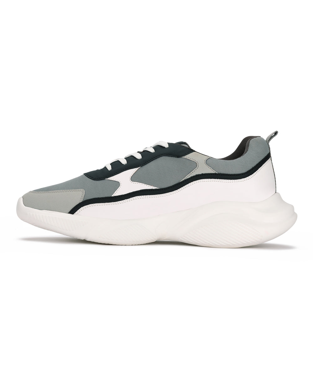 Paragon K1031G Men Casual Shoes | Stylish Walking Outdoor Shoes for Everyday Wear | Smart &amp; Trendy Design  | Comfortable Cushioned Soles White