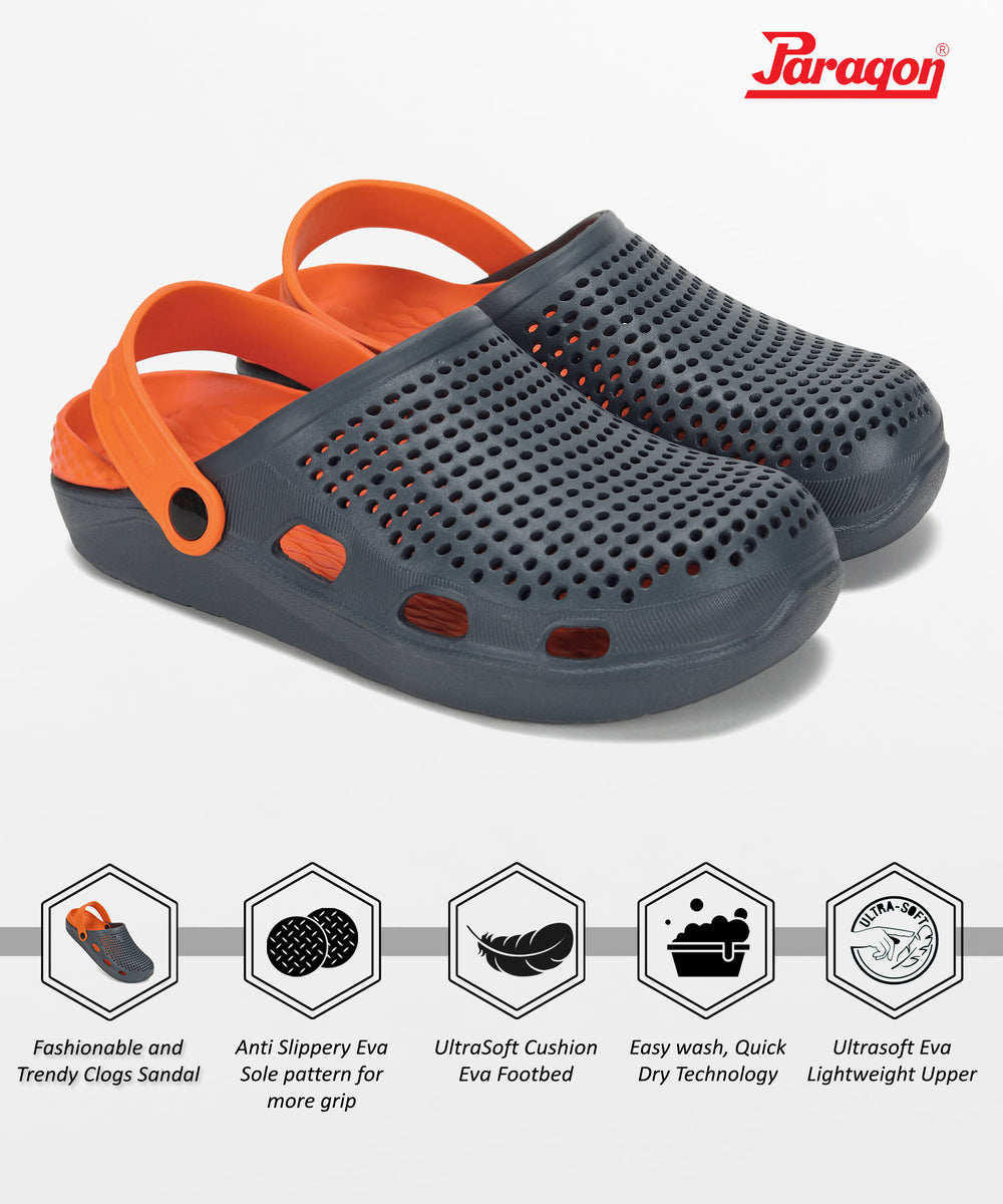 Paragon  EVK10916G Men Casual Clogs | Stylish, Durable, Casual &amp; Comfortable | For Everyday Use