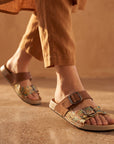 Paragon Women's Sandals | Stylish Slip On Flat Sandals with Cushioned Soles | Comfortable Everyday Sandals for Outdoor Use