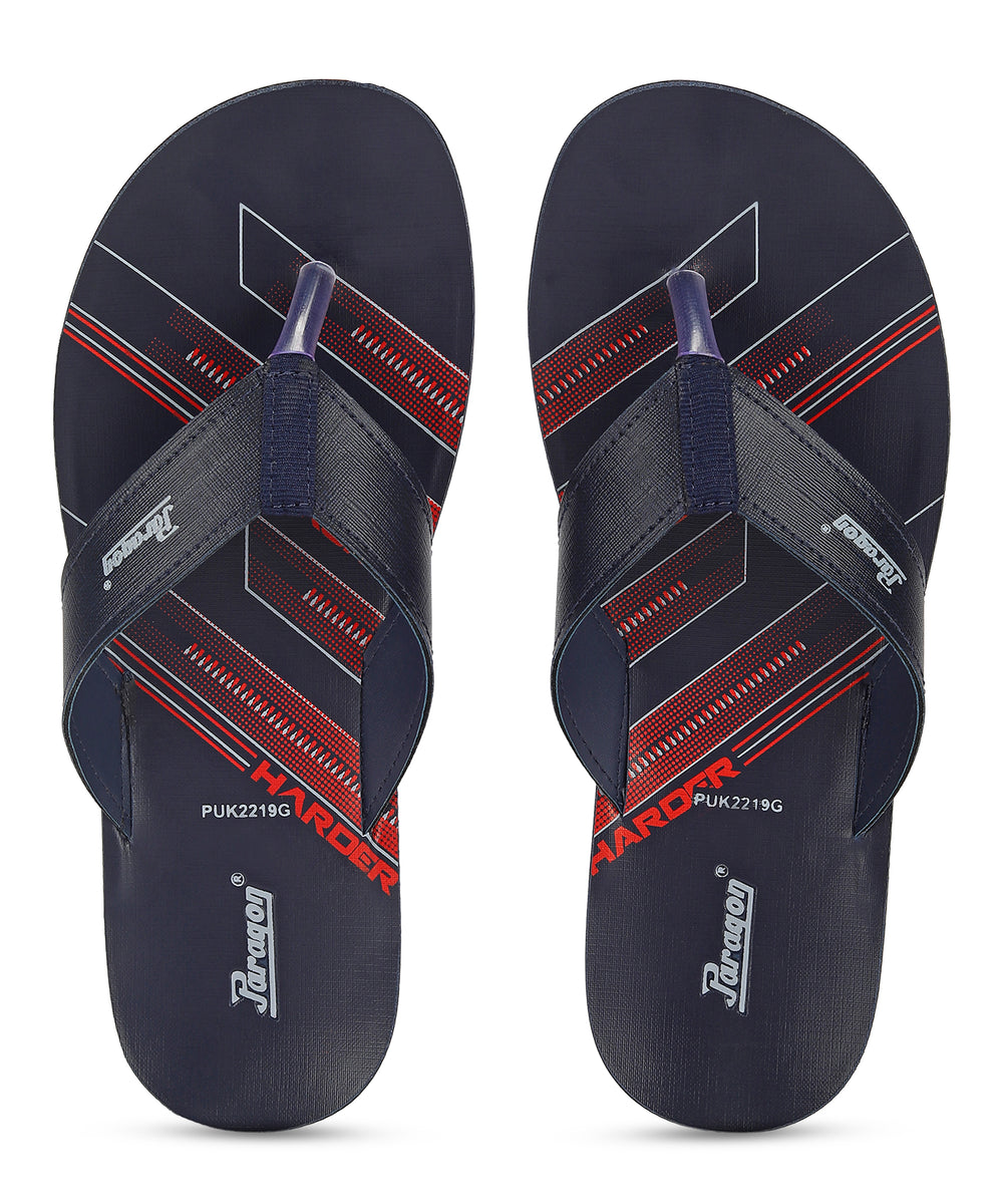 Paragon  PUK2219G Men Stylish Lightweight Flipflops | Casual &amp; Comfortable Daily-wear Slippers for Indoor &amp; Outdoor | For Everyday Use
