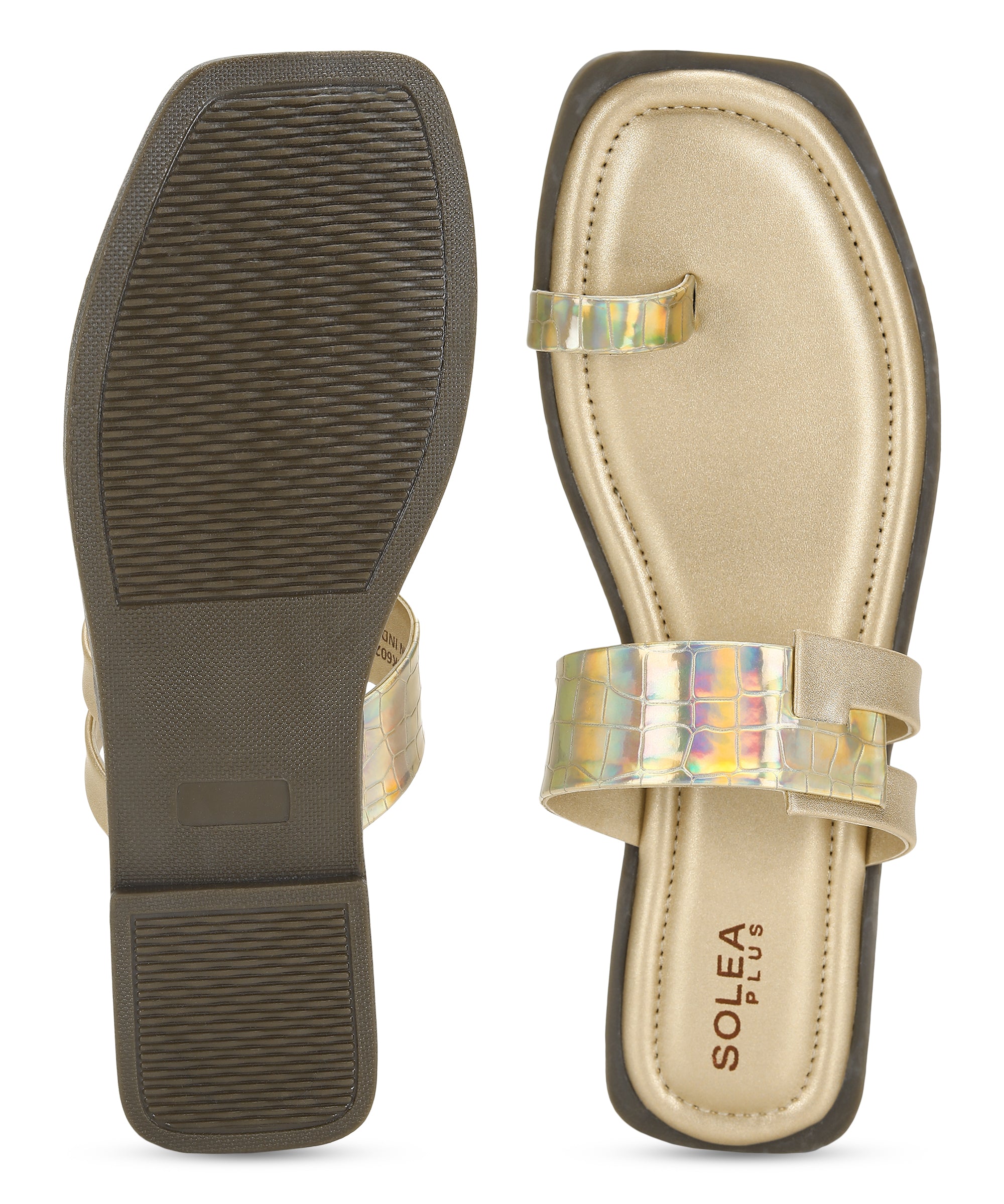 Buy Gold Silver Synthetic Formal Sandals (Sandals) for N/A0.0 | Biba India