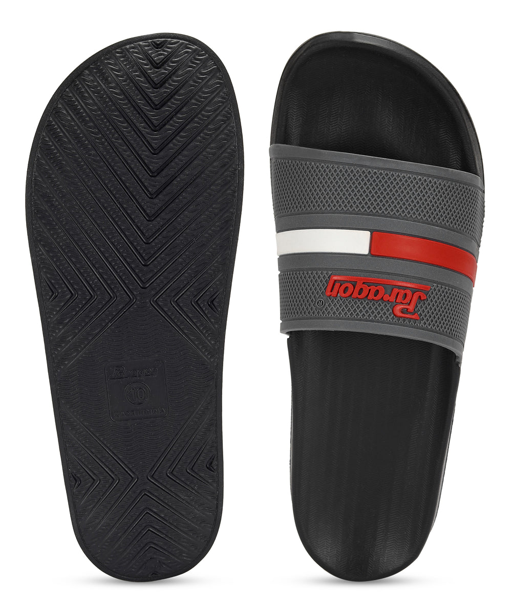 Paragon EVK10917G Men Casual Sliders | Stylish Trendy Lightweight Slides | Casual &amp; Comfortable Slippers | Everyday Use