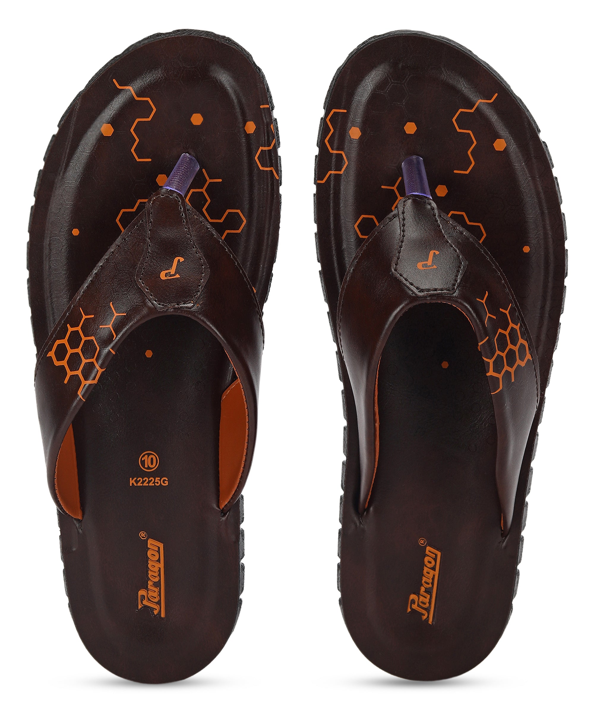 paragon max men's black sandals