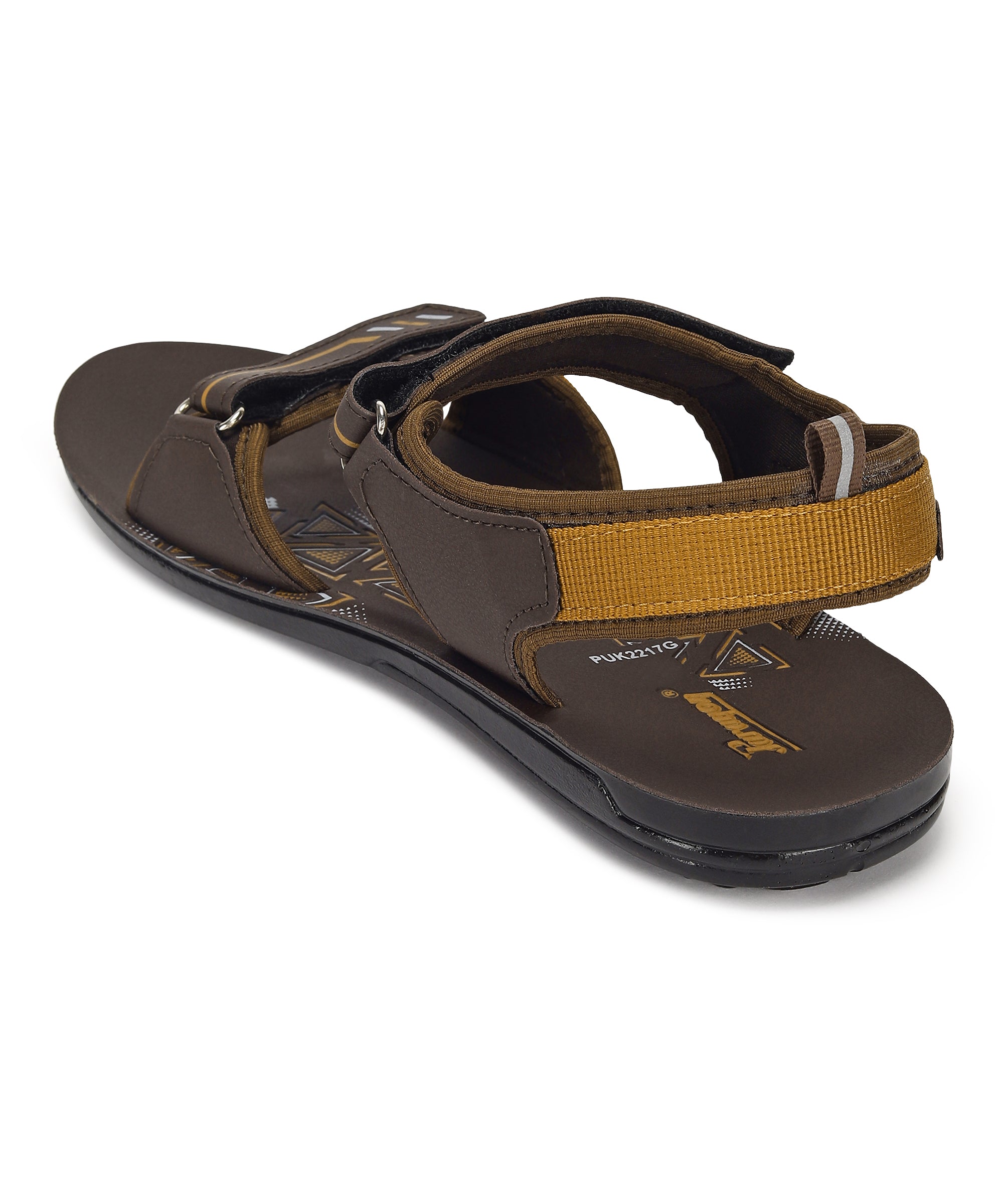 Paragon PUK2217G Men Stylish Velcro Sandals | Comfortable Sporty Sandals for Daily Outdoor Use | Casual Athletic Sandals with Cushioned Soles