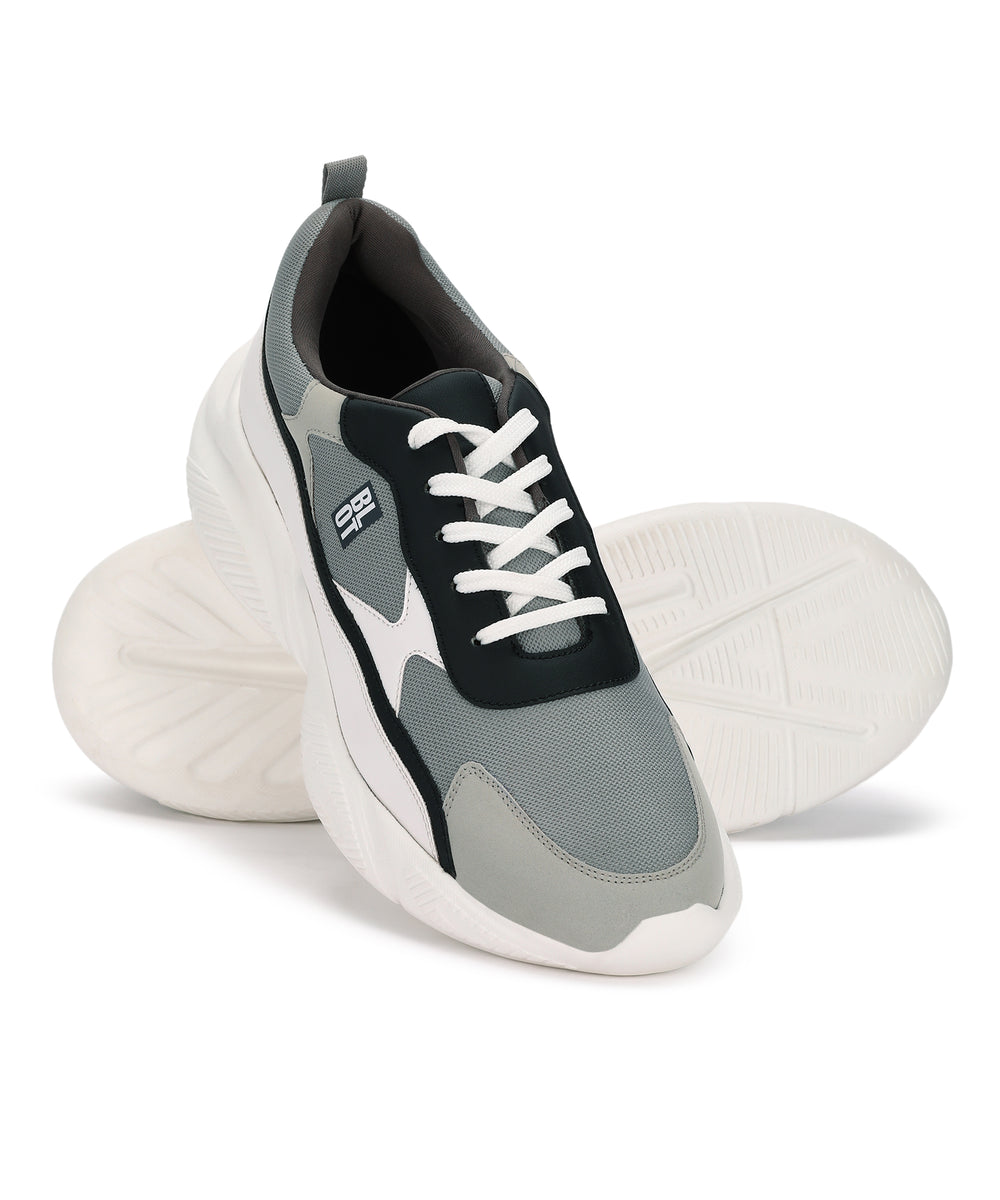 Paragon K1031G Men Casual Shoes | Stylish Walking Outdoor Shoes for Everyday Wear | Smart &amp; Trendy Design  | Comfortable Cushioned Soles White
