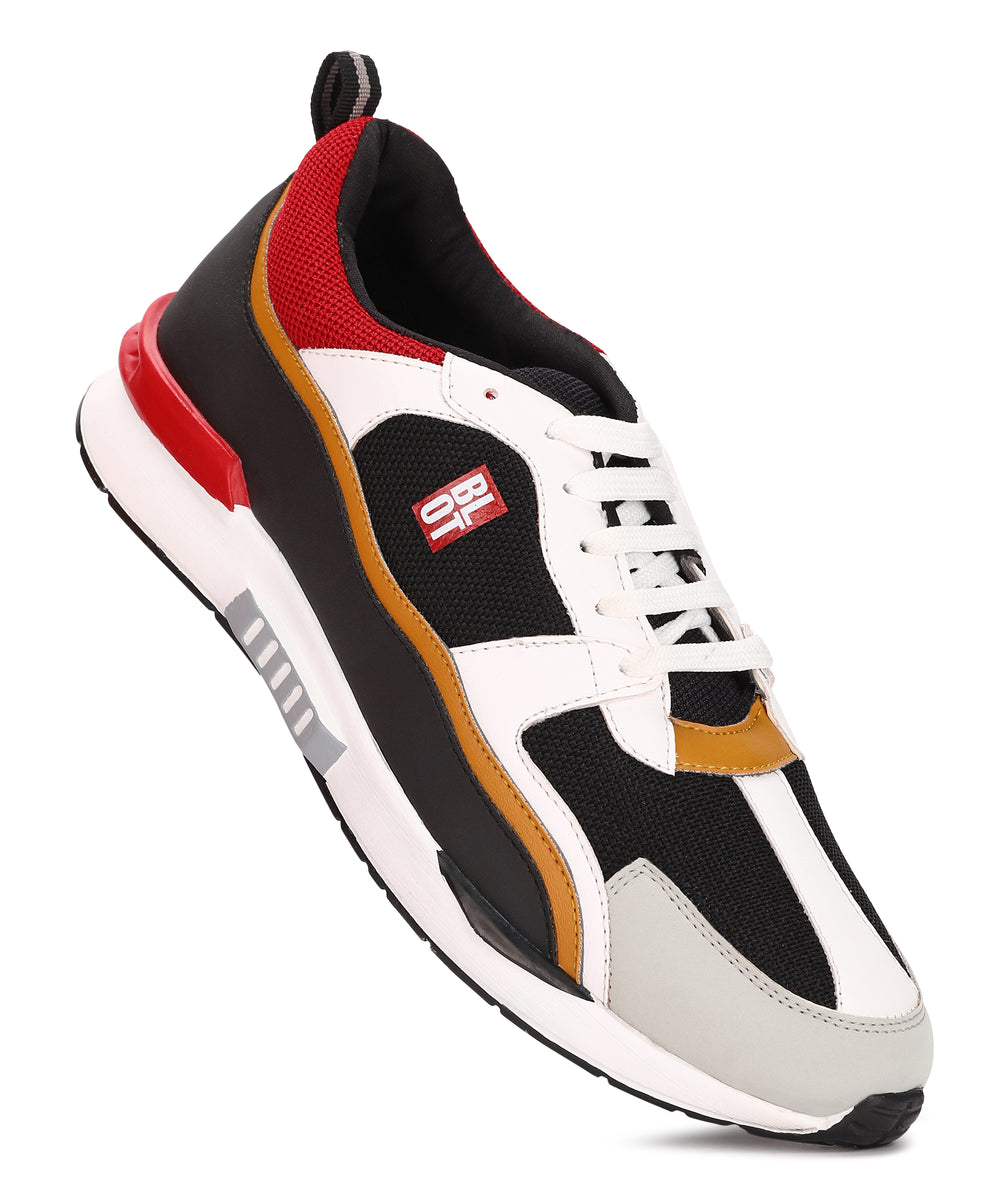 Paragon K1032G Men Casual Shoes | Stylish Walking Outdoor Shoes for Everyday Wear | Smart &amp; Trendy Design  | Comfortable Cushioned Soles White