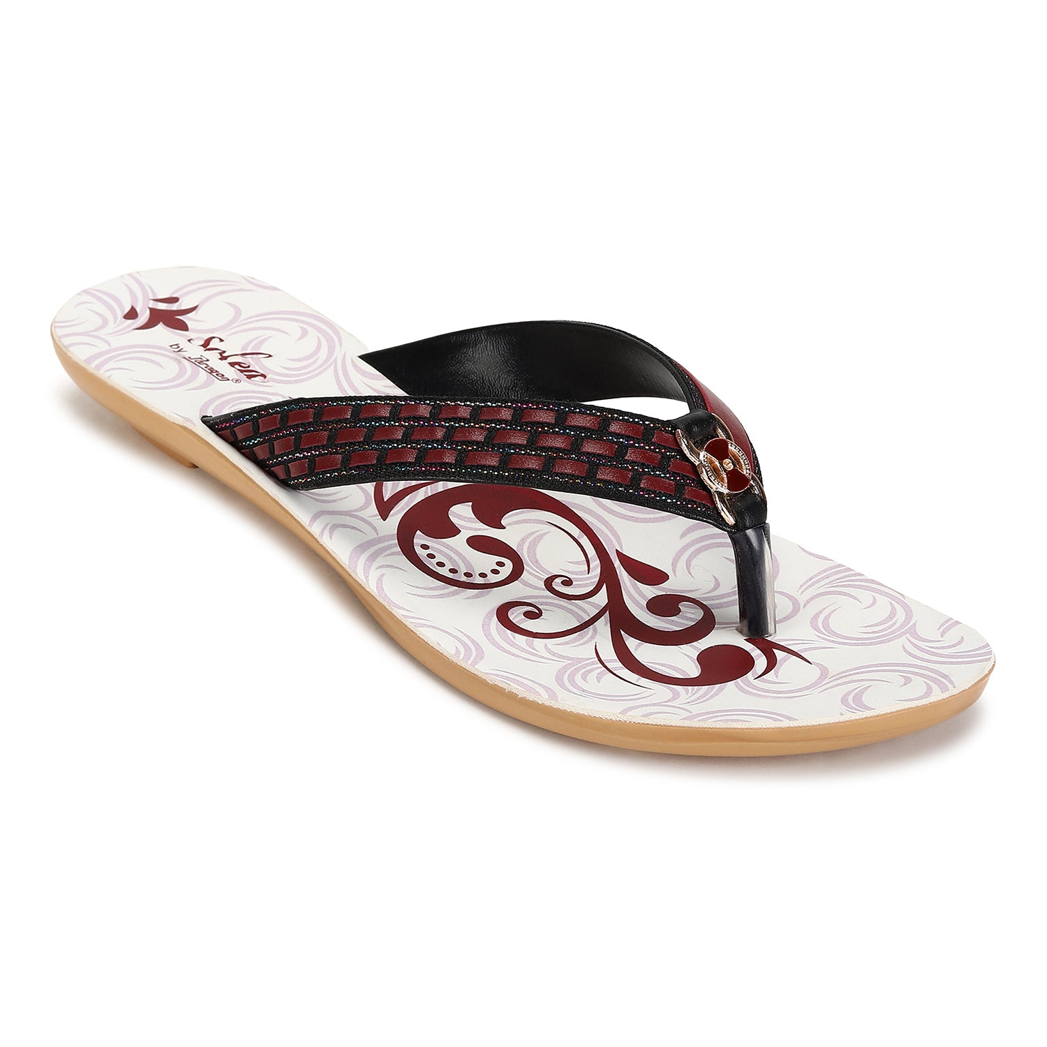 Paragon  PUK7007L Women Sandals | Casual &amp; Formal Sandals | Stylish, Comfortable &amp; Durable | For Daily &amp; Occasion Wear