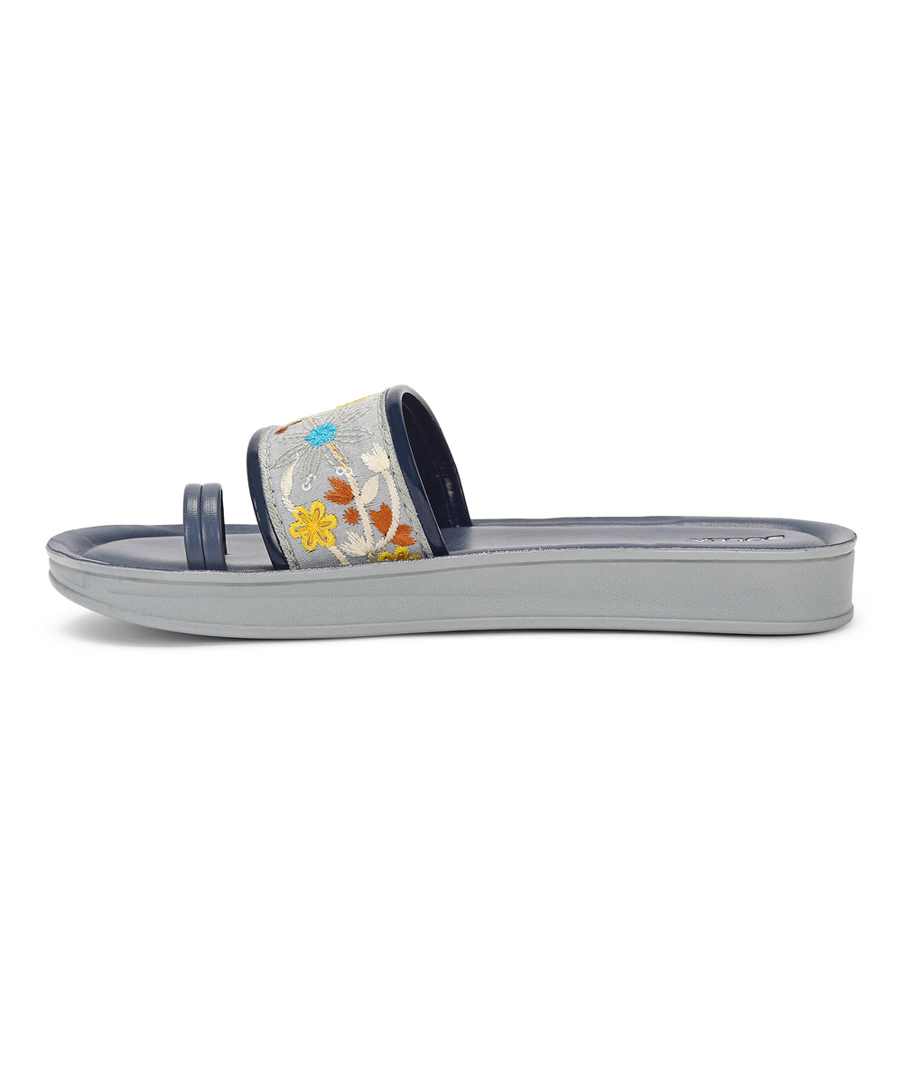 Paragon K7012L Women Casual Slides | Stylish Sliders for Everyday Use for Ladies | Trendy &amp; Comfortable Slippers with Cushioned Soles