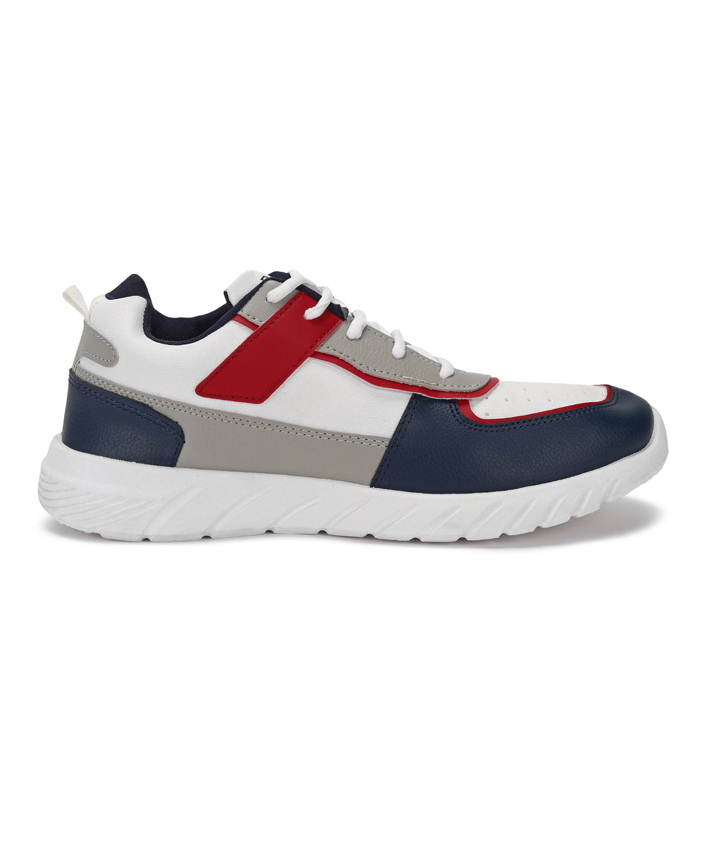 Paragon K1022G Men Casual Shoes | Stylish Walking Outdoor Shoes for Everyday Wear | Smart &amp; Trendy Design  | Comfortable Cushioned Soles White