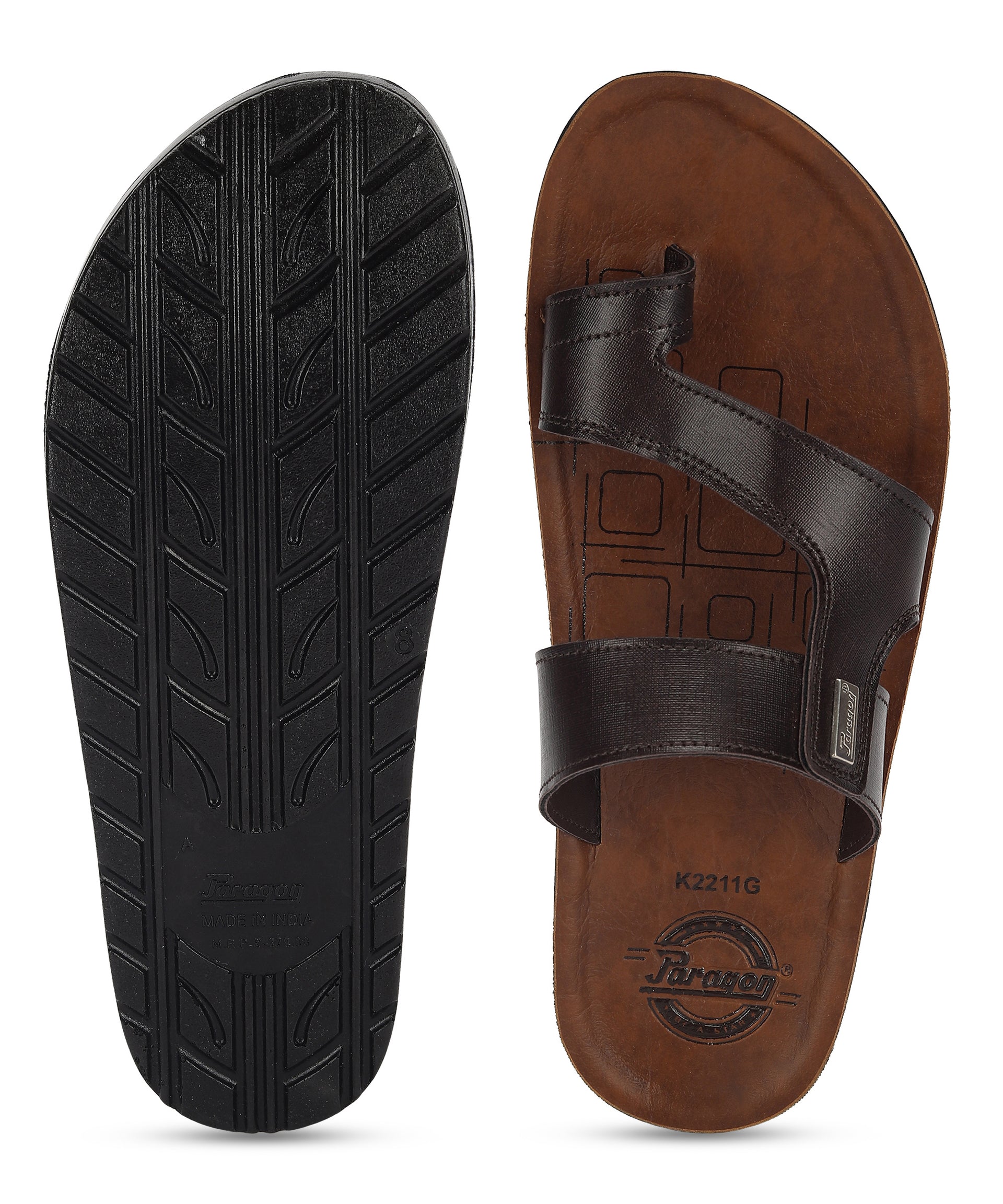 Paragon  PUK2211G Men Stylish Sandals | Comfortable Sandals for Daily Outdoor Use | Casual Formal Sandals with Cushioned Soles